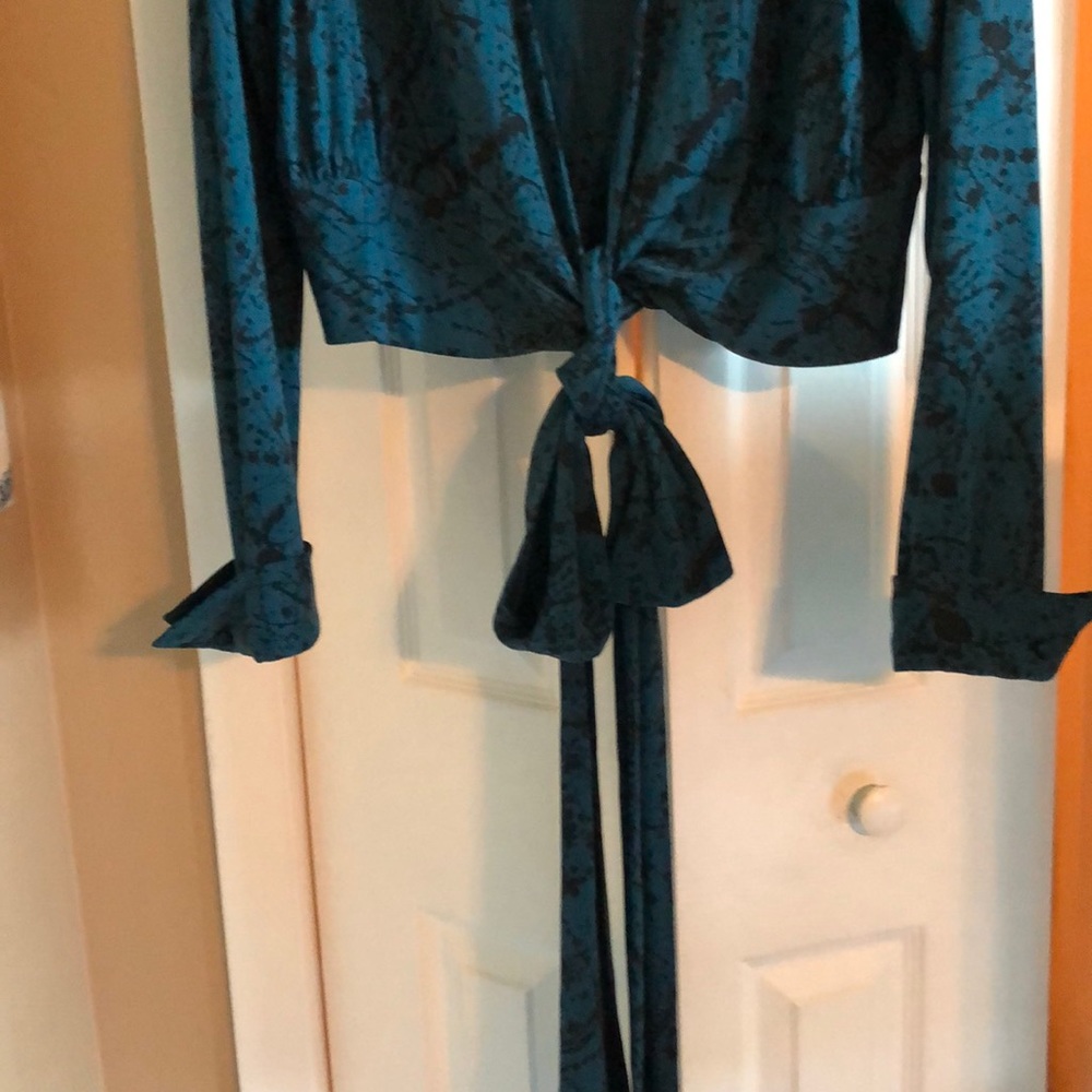 Diana Bon Furstenburg Silk Designer Blouse - Picture 4 of 4